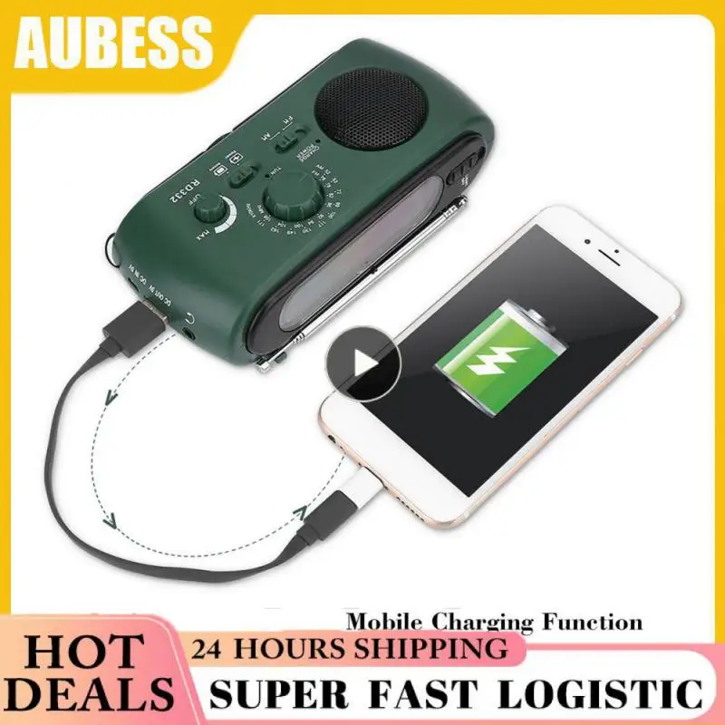 Rd332 Radio Meteo Multifunzionale Am/Fm Mini Radio A Manovella Radio Solare Portatile Incredibile Qualità Del Suono Radio 2022 Nuovo