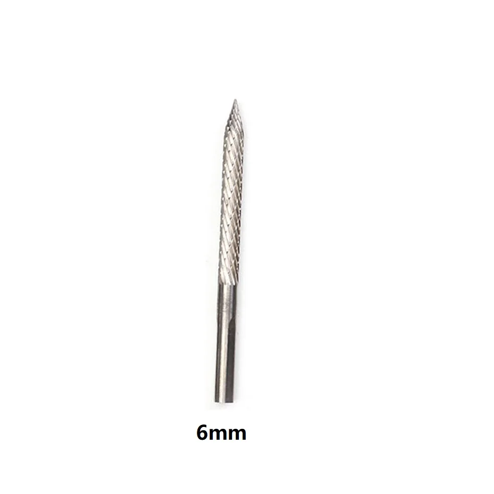 58 - 108mm Air Drill Tire Repair Tool Tungsten Steel Drilling 3mm -12mm Shank Fish Scale Cutting Edge Triangular Rhombus