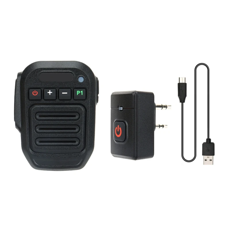 

Wireless Bluetooth Microphone Handheld Speaker MIC Type-C For Baofeng UV-5R 5RH Quansheng UV-K5 K6 Ham Radio Accessories