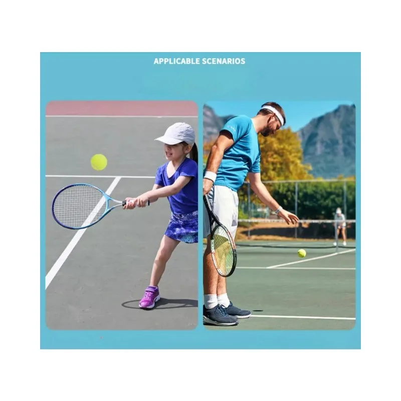 3Pcs Tennis Balls1.4m Rebound High Bounce Elasticity Durable School Club Event Training Dogs Outdoor Elasticity Durable Tennis