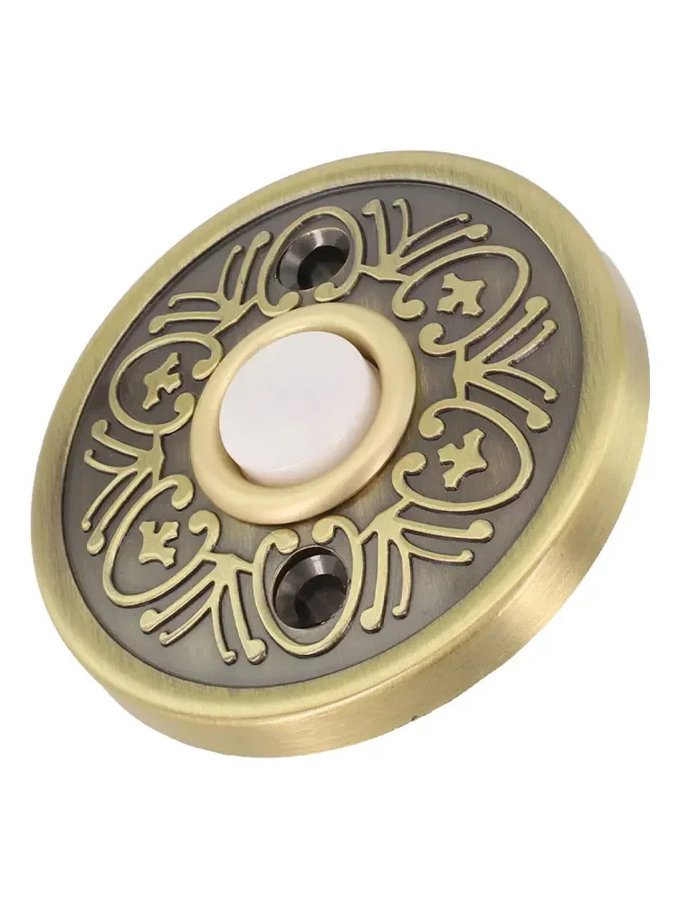 Elegant Design Bronze Wired Doorbell Doorbell Push Button Sturdy Material Weatherproof Design Easy Installation Sleek