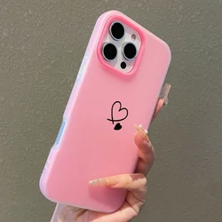 Adorable Heart Design Phone Case - Charming and Stylish Cover - Galaxy S23+ (Rose red)