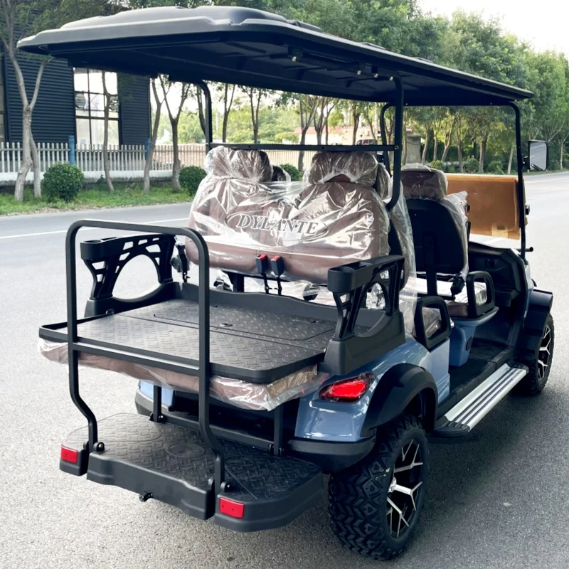 5kw 4kw Shooting Club Car Off Road Gasoline Hunting Car 2 4 6 Seat Lithium Battery Electric Solar Golf Cart