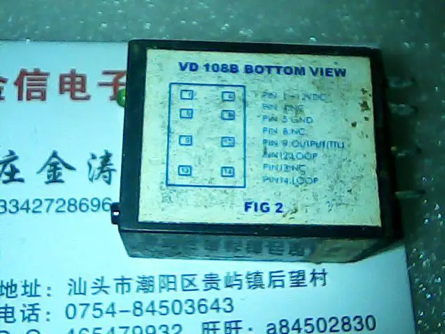 

Free shipping VD 108B BOTTOM VIEW 10pcs As shown