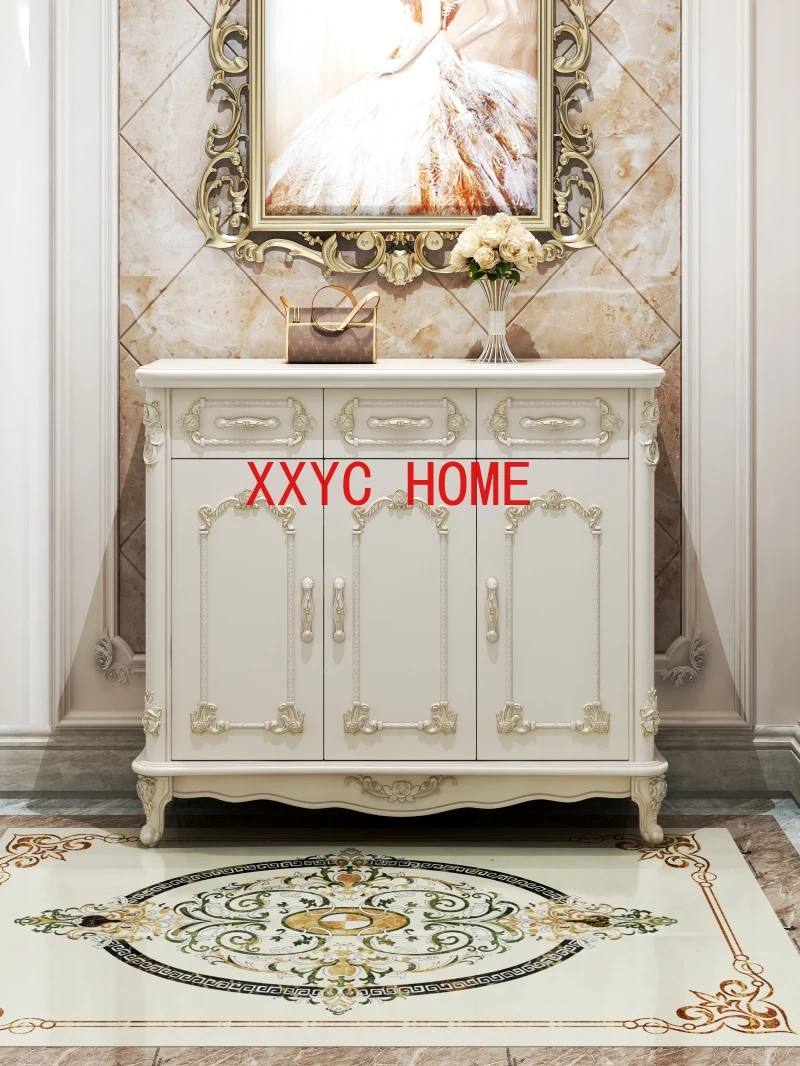 

Дверь для гостиной белая из массива дерева большая емкость Дверь для фойе простая фотография