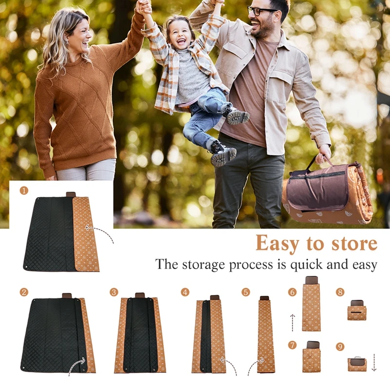 Baby Cotton Picnic Mat Widesea Camping Mat Portable Sleeping Pad Picnic Bed Mattress Travel Trekking Waterproof Moistureproof