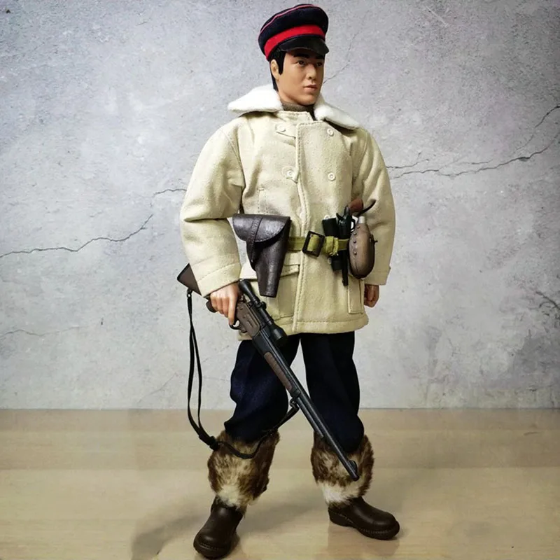 

Collections 1/6 Scale World War I Czar Russian Soldier Acion Figures 30cm Doll with Head Sculpt Body Coat Weapon Model Boys Gift