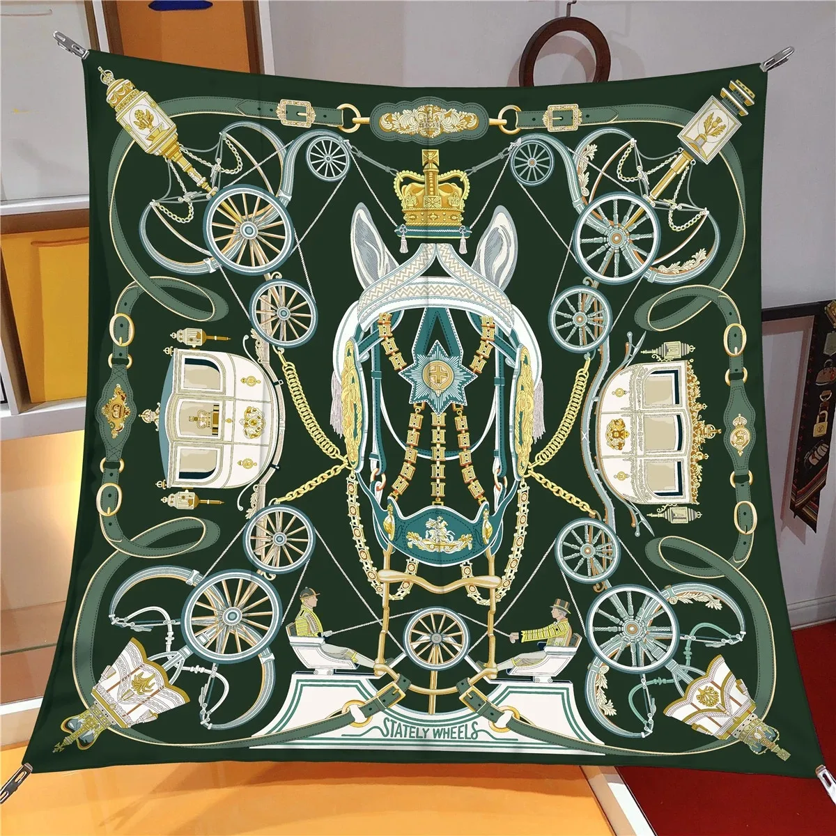 'Torre Equestre' scarf Scarves, foulards