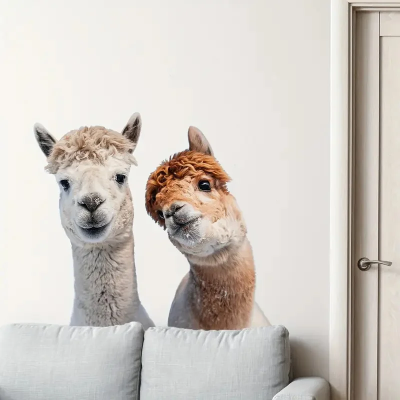 1pc Fun Animal Wall Sticker for Living Room Bedroom Bathroom Fridge Window