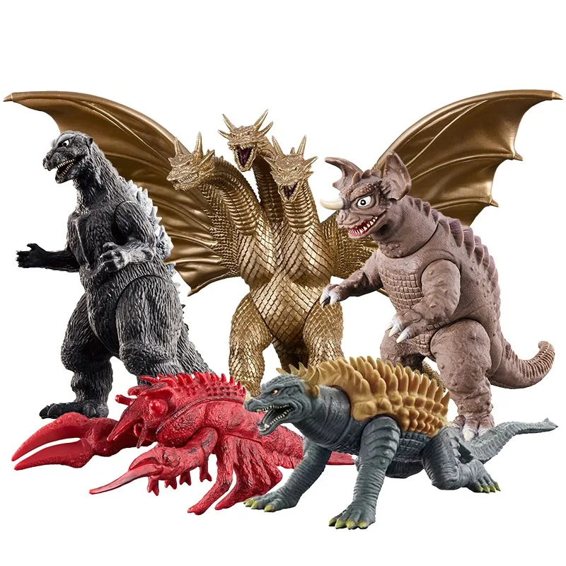 

Bandai Godzilla Movie Monster Series Anime Figure Monster X Baragon Action Figure Soft Plastic Model Collection Toy