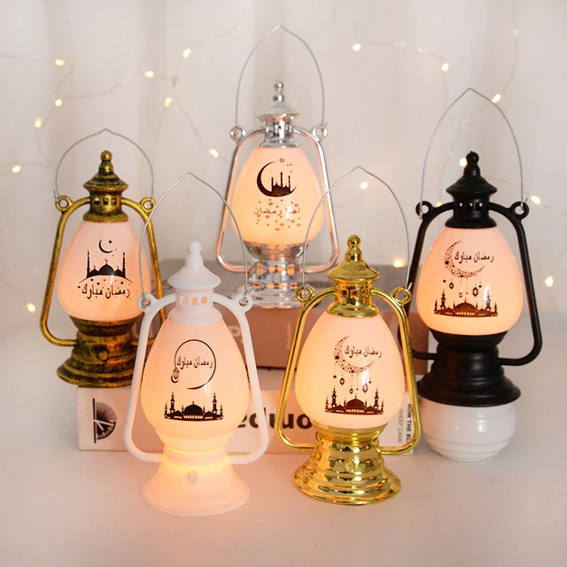 EID Mubarak Wooden Ornaments Moon LED Lights, Ramadan Lamp, Islam Muslim  Event Party, Home Table Decoration, Kareem Gifts, 2024 - AliExpress