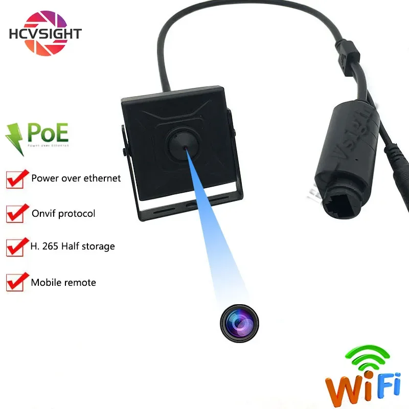 h265-poe-mini-type-2mp-hd-ip-camera-indoor-37mm-lens-metal-security-onvif-p2p-cctv-system-video-surveillance-cam-pc-app