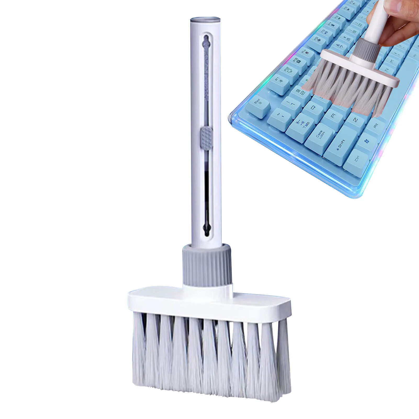 Plastic Handle Nylon S Keyboard Cleaning Brush, Dust Removal Small