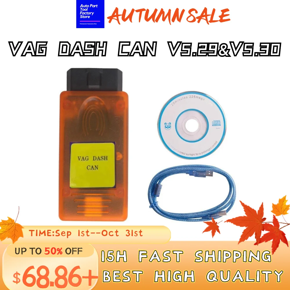 

VAG DASH CAN V5.29 V5.30 for VW AUDI S-KODA Eeprom Key Programmer Car Diagnostic Tools Code Scanner Immobilizer Reader