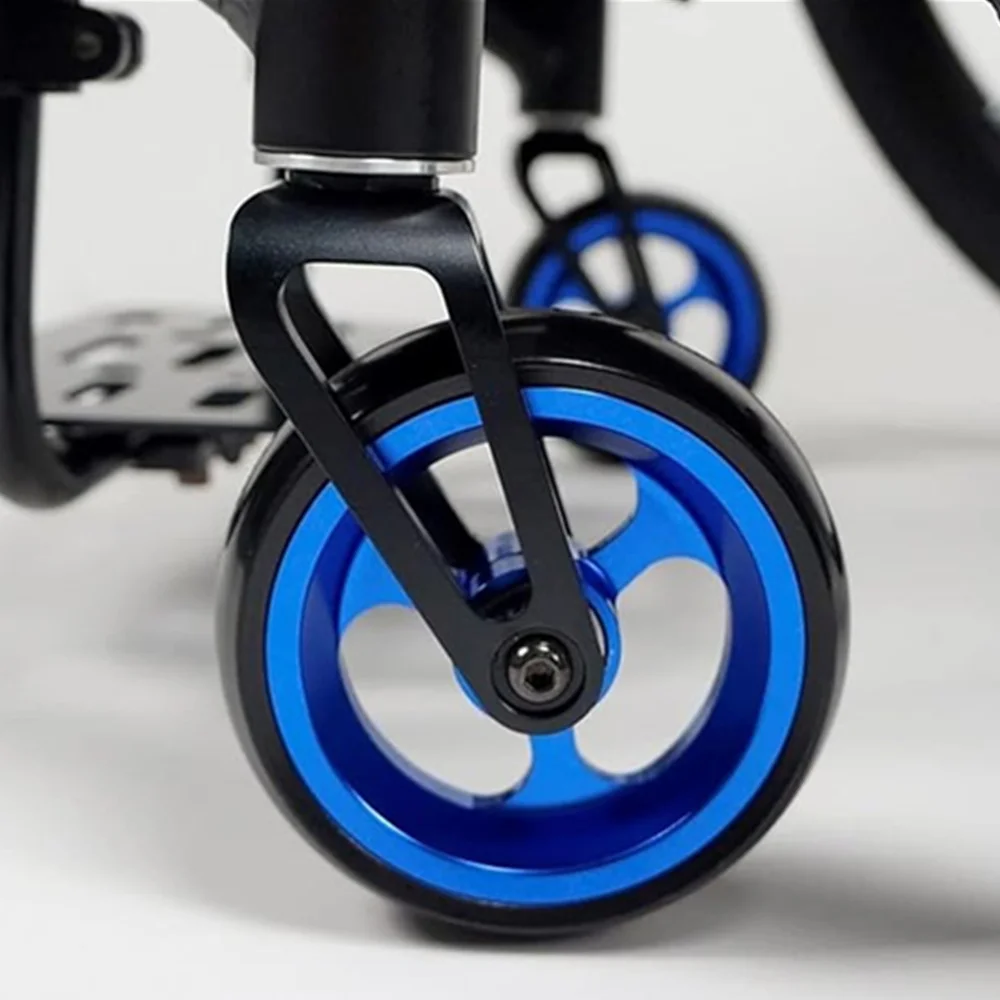 Roll Caster Wheels 5 inch Front Roll Caster Wheels For Sports Wheelchairs