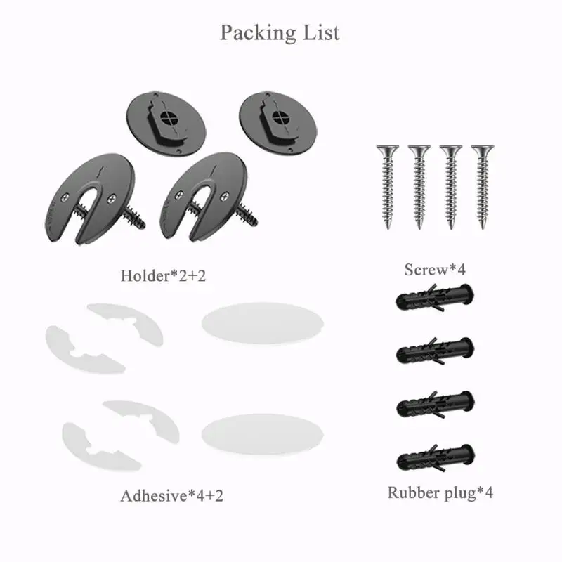 회전식 벽걸이 거치대 태블릿 스탠드, 아이패드 셋톱 박스, TV 박스, 하드 디스크, 모바일 전원, 2 가지 옵션 색상