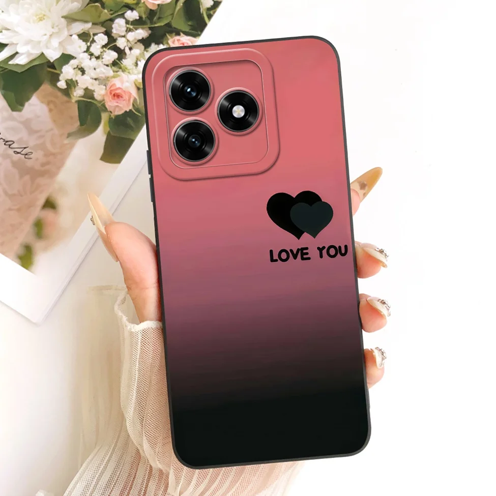 Cute Kawaii Luxury Fashion Painted Silicone Phone Case Cover
