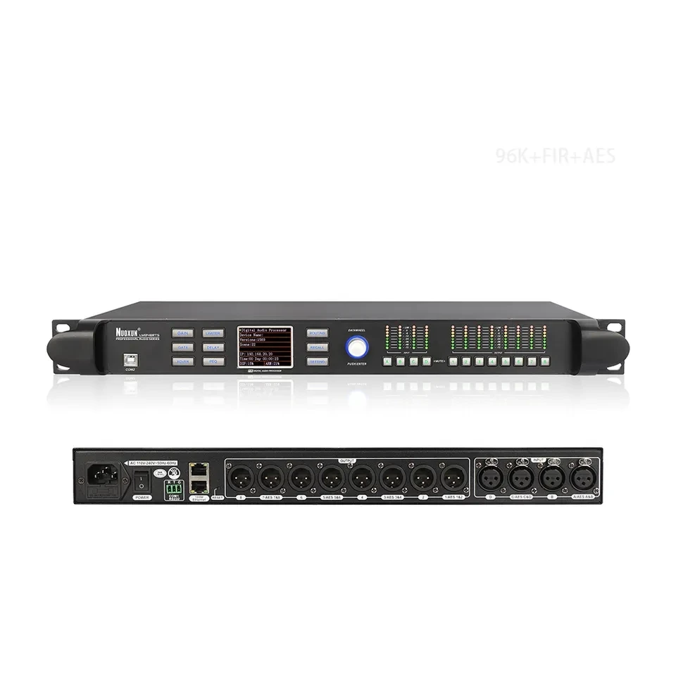 

96K/FIR/AES digital audio processor speaker management system 4in 8out dsp audio processor