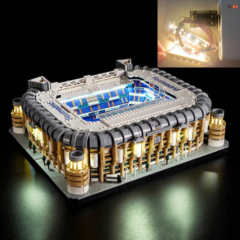 (No LEGO, Just Light)USB Lights Set for Lego 10299 Real Madrid – Santiago Bernabéu Stadium Blocks Building Set