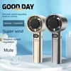 M11 Portable Hand Fan 120 Wind Speeds Display Power Mini Bladeless Handheld Fan USB Rechargeable Personal Highspeed Fans 1