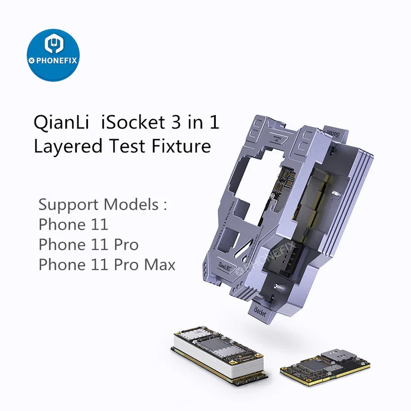 Фото QIANLI iSocket испытательный прибор для материнской платы для iPhone 14 13 11 12 Pro Max X XS max логическая плата IC чипы функциональная испытательная рамка №2