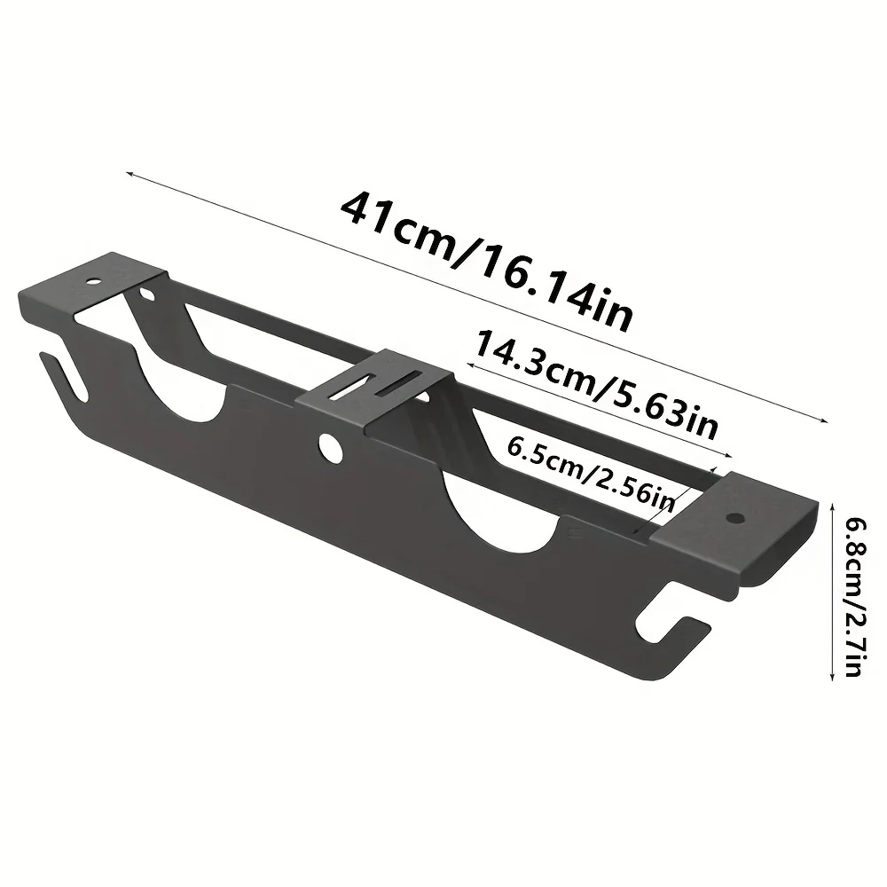 Angle Grinder Holder -2/3 Bay with Cord Hanger, Wall mount Bracket for Cutters Polishers, Garage and Workspace 2