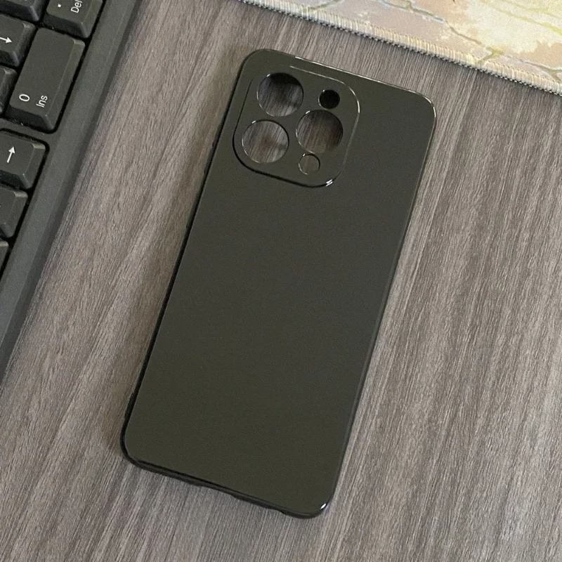 Cover Oukitel P1 Con 2 Vetri Temperati: Custodia Morbida TPU Trasparente Antiurto - 3