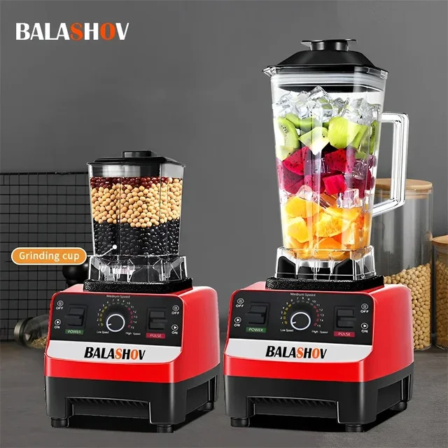 2000W Heavy Duty Commercial Blender Fruit Mixer Juicer Food Processor Ice Smoothies Blender High Power Juice maker Crusher 220V