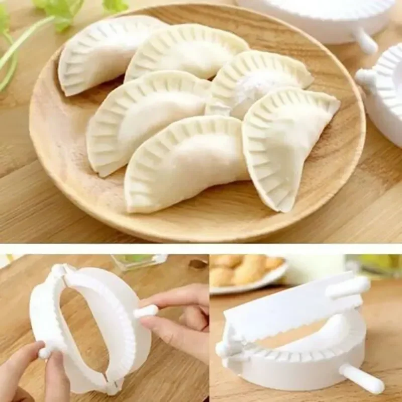 7-9cm Plastic Dumpling Molds DIY Manual Dumpling Maker Artifact Simple Practical Pastry Cooking Moulds Kitchen Tools & Gadgets - Image 2