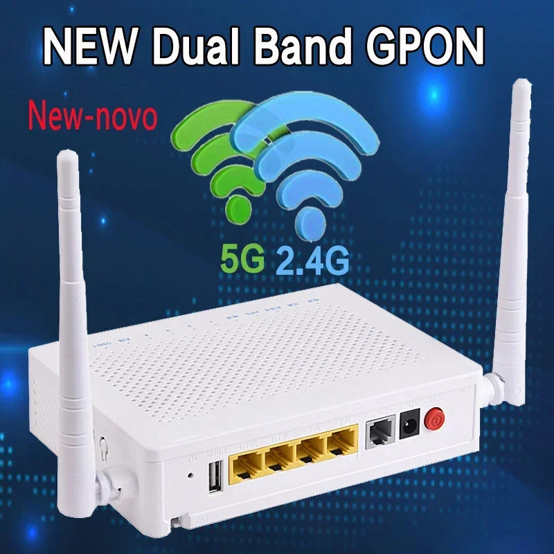 Brand new F673AV9a F673AV9 4GE 2.4G & 5G Dual Band WIFI GPON Optic Fiber ONU FTTH English Firmware ONT AC new style router fiber optic modem 1ge 3fe wifi xpon ont epon ftth gpon onu converter