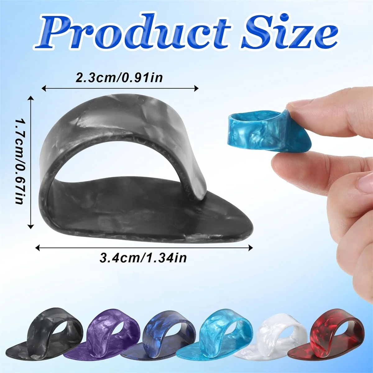 Guitar Picks 4pcs for Electric & Acoustic Guitars Ukulele Bass