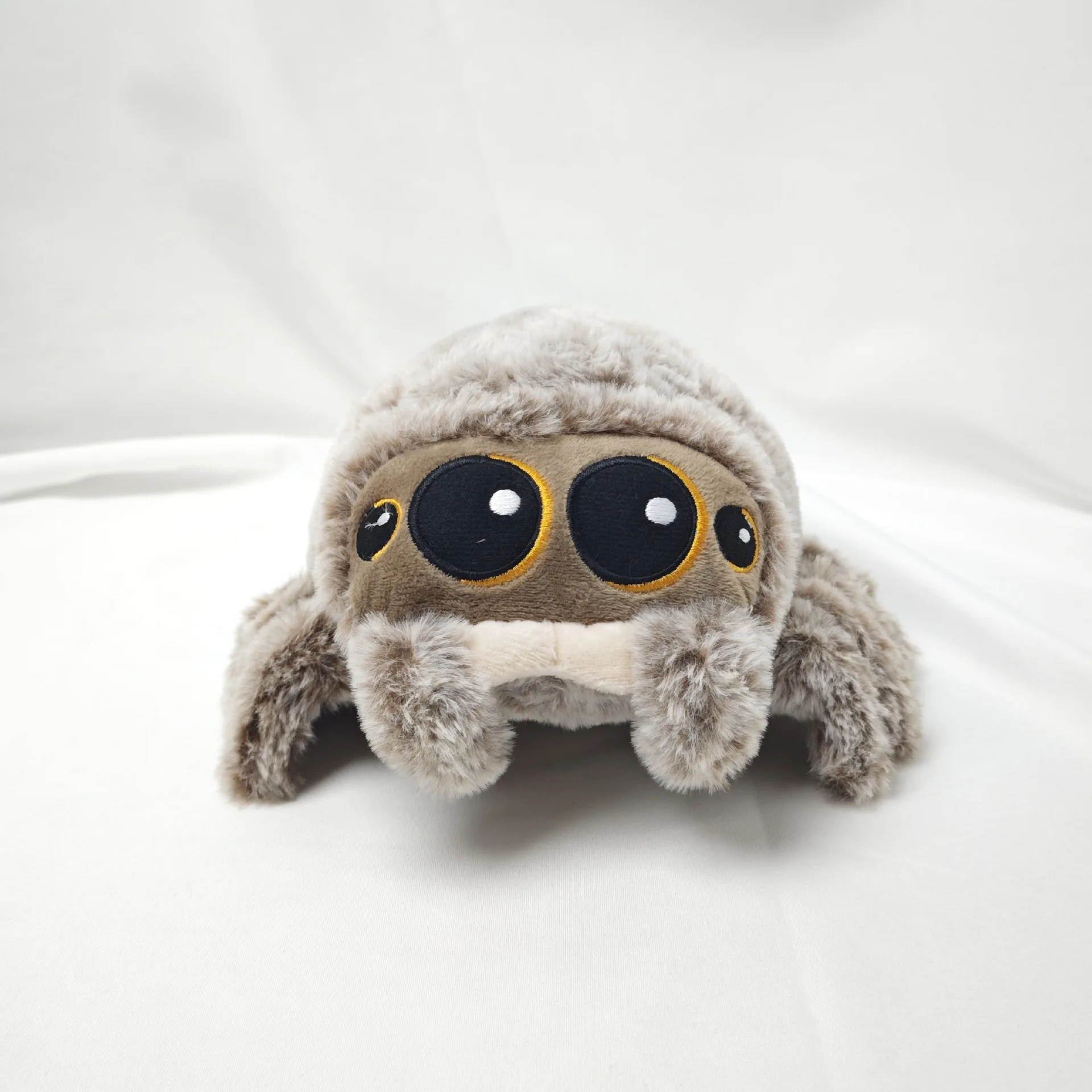 Peluches douces en peluche, jouet araignée noir, petit Lucas, oreiller simulé, poupée, salle de jeux, oreiller décoratif, cadeau pour enfant_voghion.com