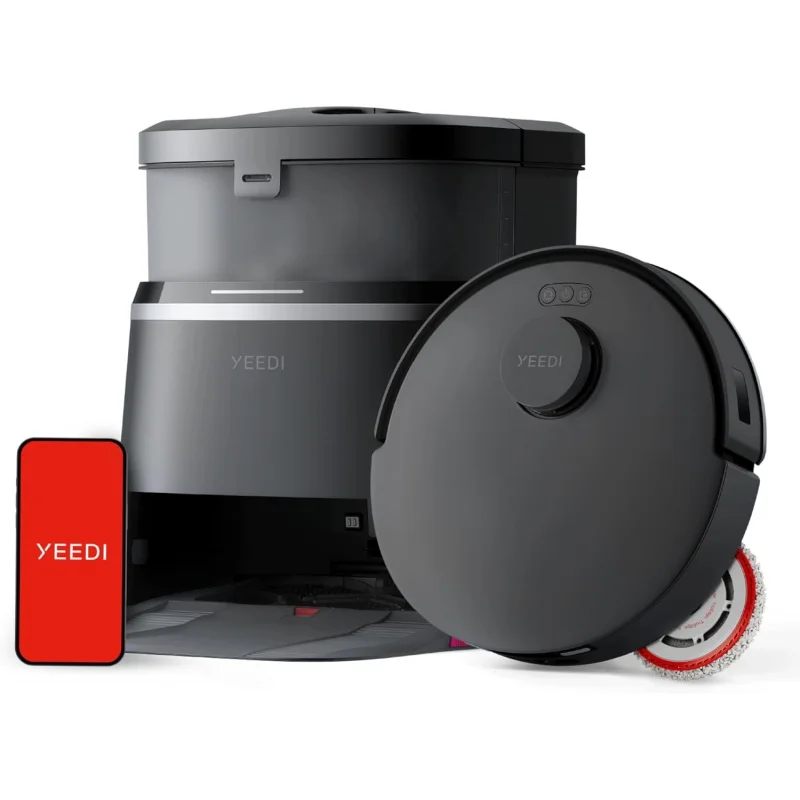 

Робот-пылесос и Швабра M12 PRO, Мощное всасывание 11000 па, технология ZeroTangle, глубокая уборка TruEdge, стандартная стирка/сушка