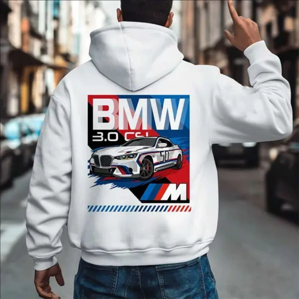 3D Printed Classic Car Pattern Hoodie Men's Street Loose Fashion Trend Hip-Hop All-match Sweatshirt Men's Sweatshirt