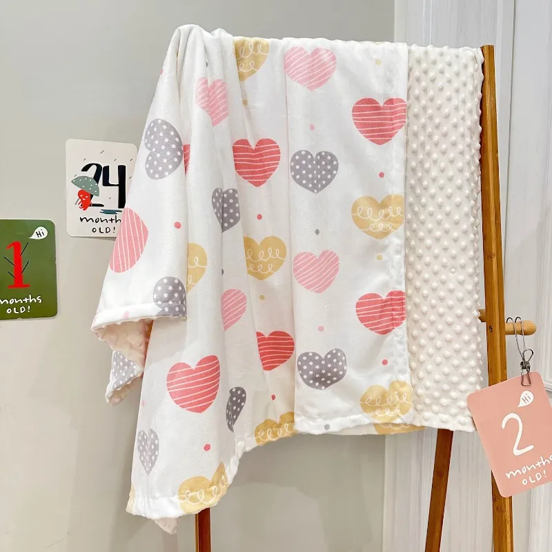 어린이 에어컨 편안한 수면 담요, 세탁 가능  점심 낮잠 이불, 사계절 소파 담요