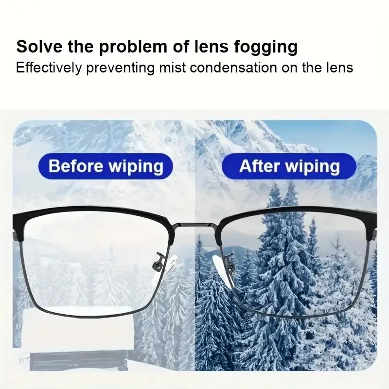 Glasses Anti-fog Cleaner Disposable Cleaning Pads 10/200Pcs Traceless Quick Drying Phone Screen Wipes Remove Oil Dust Removal eyeglass cleaning cloth glasses cleaning wipes