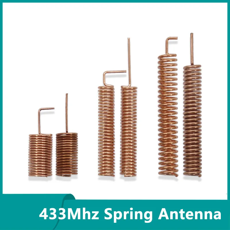 

100pcs, Lora Aerial Internal Helical Coil Antenna for Plating PCB, 433 MHz Bend Angle