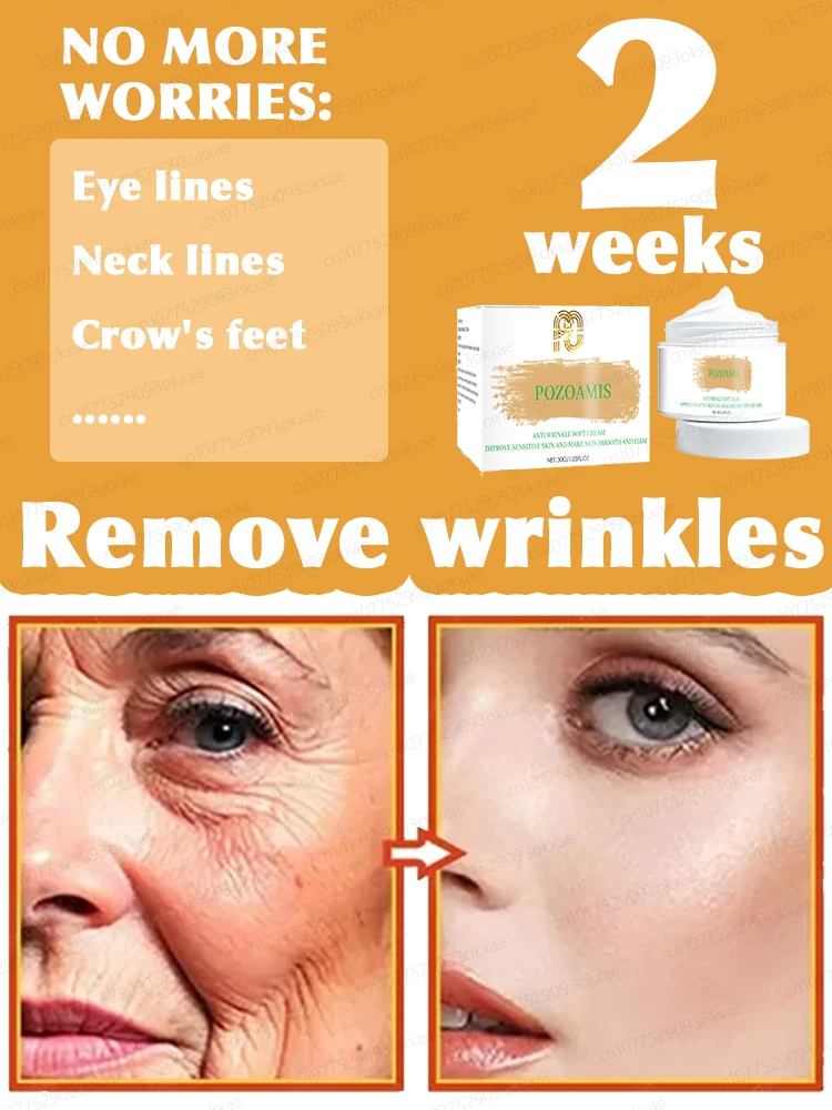 Instant Wrinkle Remover Face Cream Lifting Firming Anti-aging Eye Fade Fine Lines Whiten Brighten Moisturize Facial Skin Care