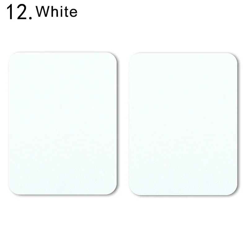 Set of 4 Multi-Colored Iron-On Fabric Patches for Clothing Repair and Decoration