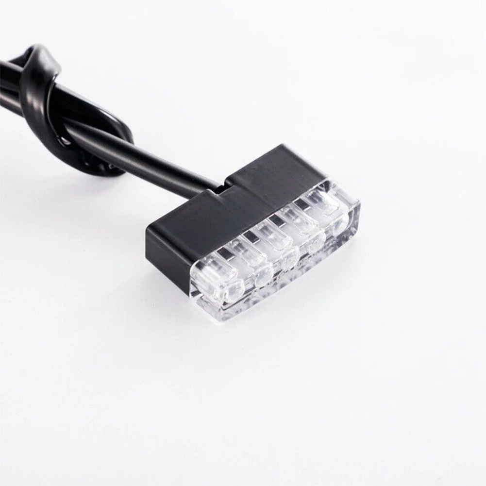 

Motorcycle Running Stop Lights 12V 5LED Turn Signals Light Red Tail Light License Plate Light For Bicycle Electric Scooter