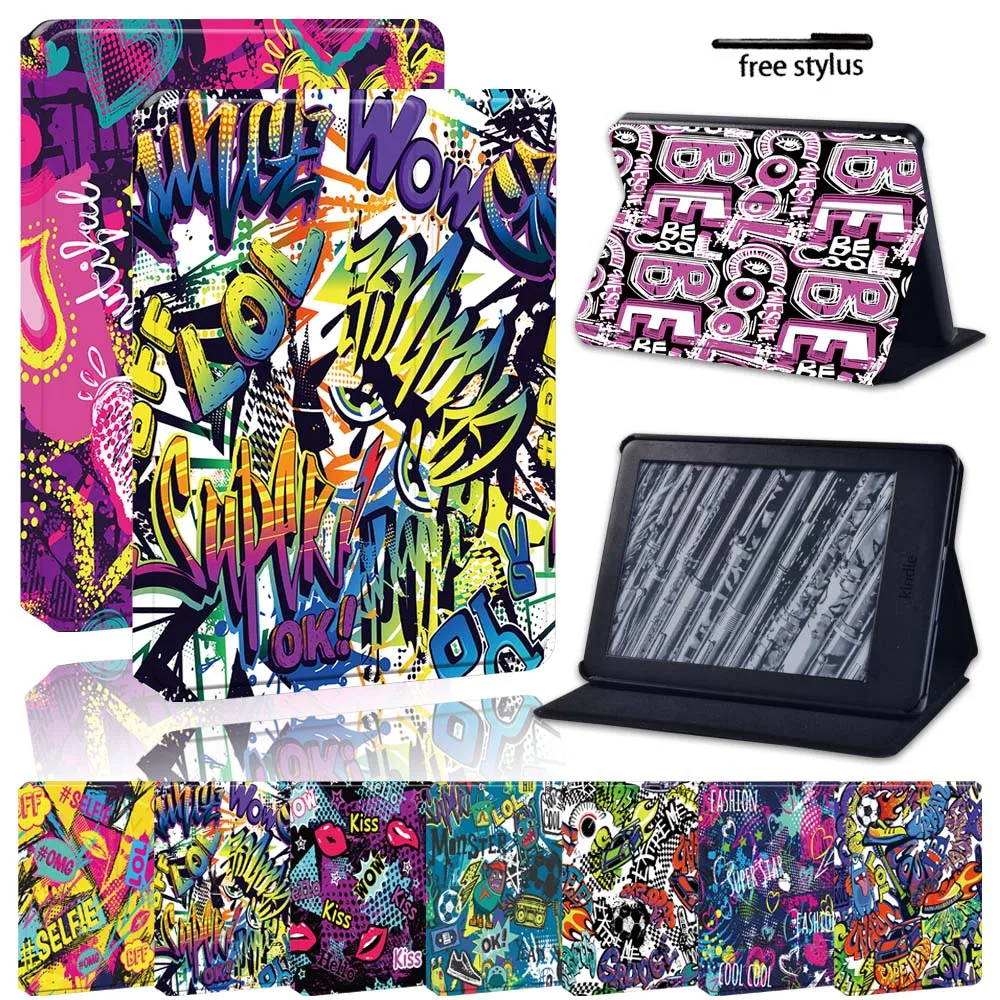 Custodia Per Kindle Paperwhite 5 2021/Kindle 8Th/10Th/Kindle Paperwhite 1 2 3 Custodia Protettiva Per Tablet In Pelle