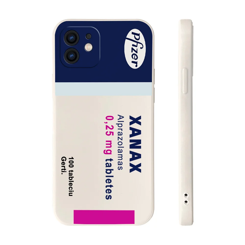 Luxury Fashion Xanaxs Soft Silicone Phone Case - Premium Back Cover