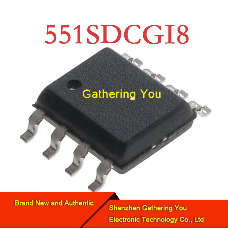 

551SDCGI8 SOIC8 Clock buffer Low Skew 1 to 4 50fs 50ps 200 MHz Brand New Authentic
