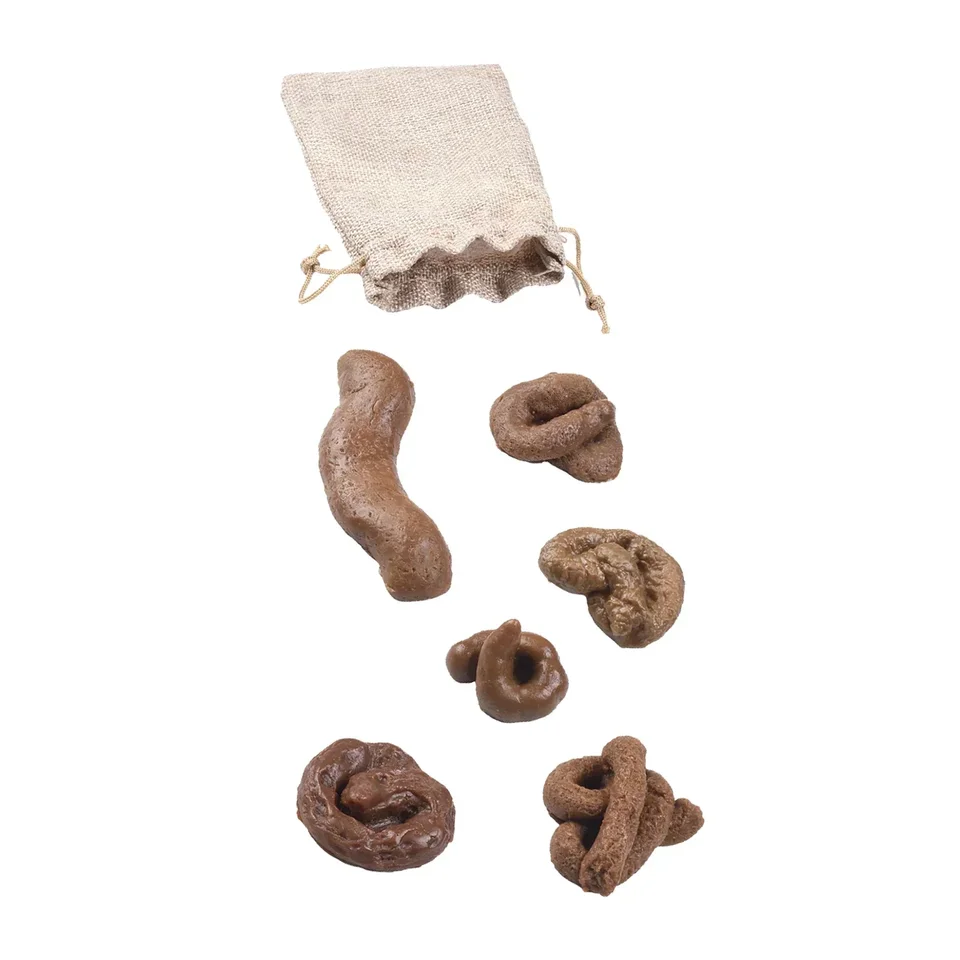 Fake Poop KICHOUSE Fake Dog Poop Prank Toy Set | 6-Piece Realistic