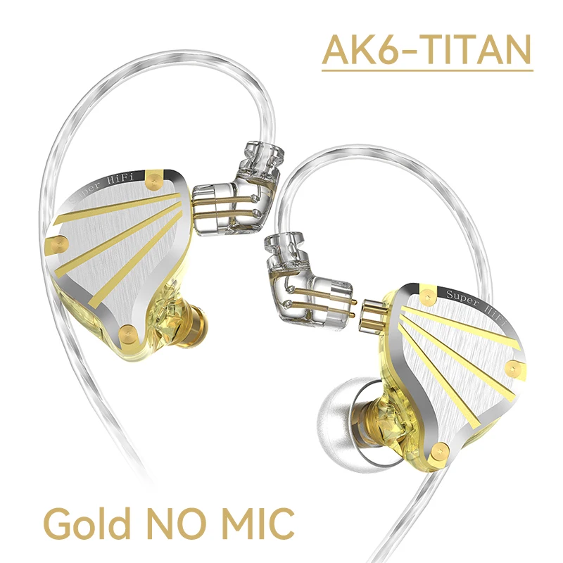 QKZ-AK6 Titan ZX3 Wired Headset, Super HIFI Bass, Dynamic Monitor