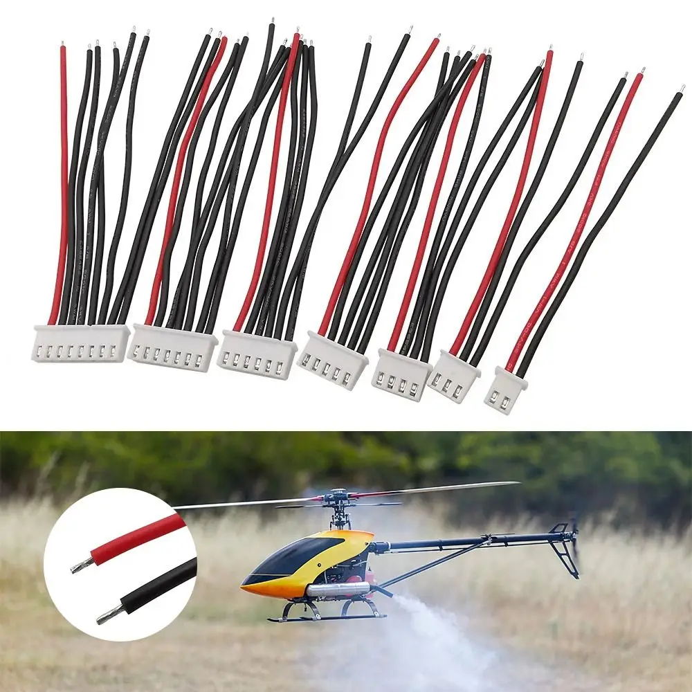 Silicone Lipo Battery Balancer Charger Cable 10CM 22AWG
