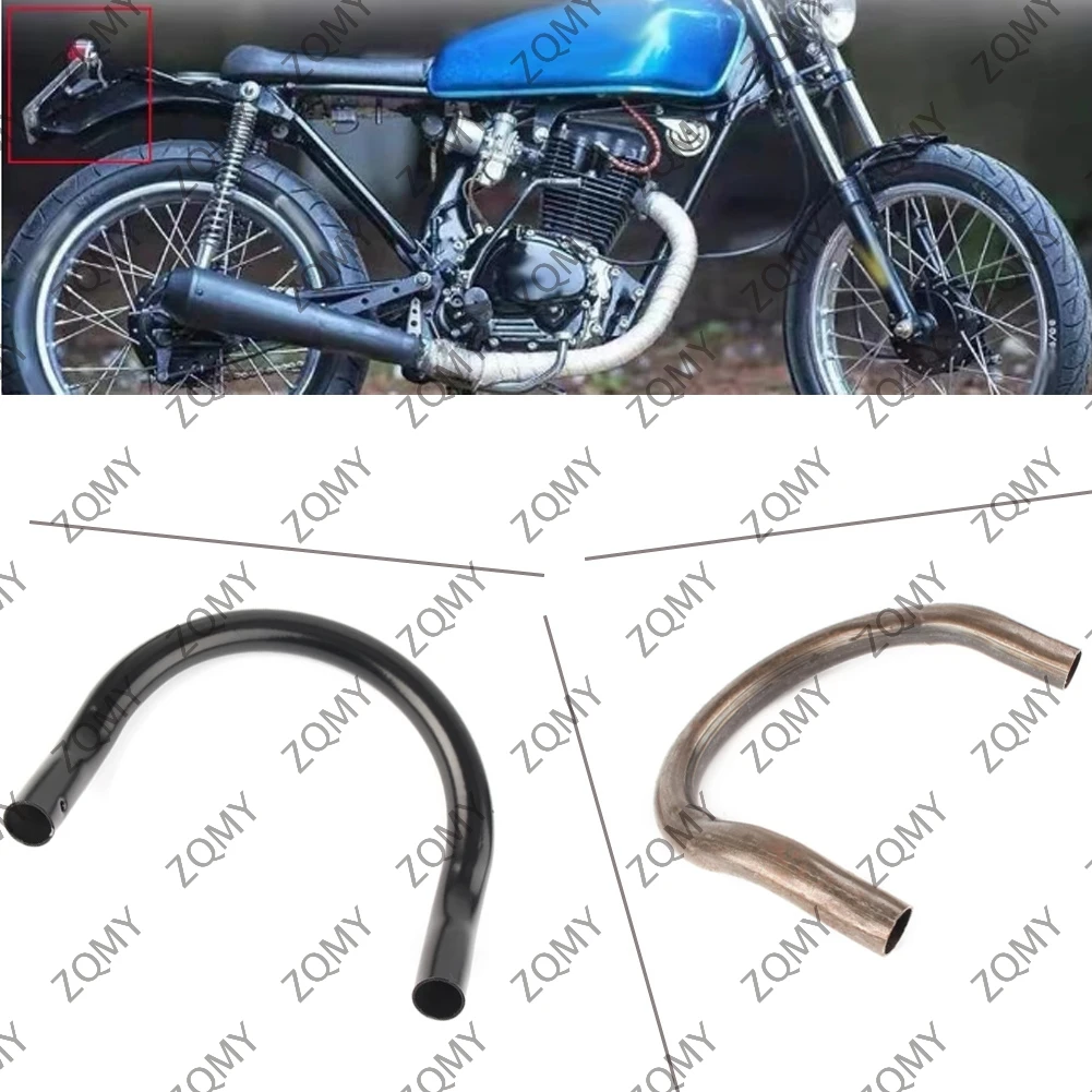 

1pcs Motorcycle Cafe Racer Tracker End Brat Style Frame Hoop Loop 175mm 210mm Bobber Chopper For Honda Yamaha Suzuki