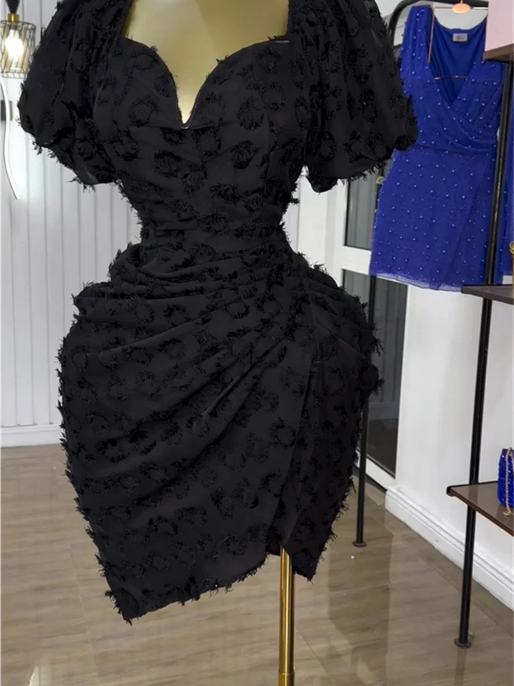 Wmstar Party Dress Women Sexy V Neck Bodycon Mini Dress Draped Club Outfits Fashion New in Summer Clothes Wholesale Dropshipping