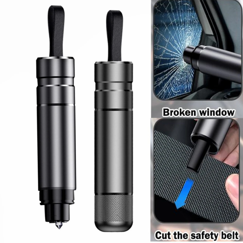 2 in1 Legierung Auto Sicherheit Hammer Sicherheits gurt Cutter mit Auto  Telefon nummer Karte Auto Fenster brecher Flucht Notfall Hammer Rettungs  werkzeug - AliExpress