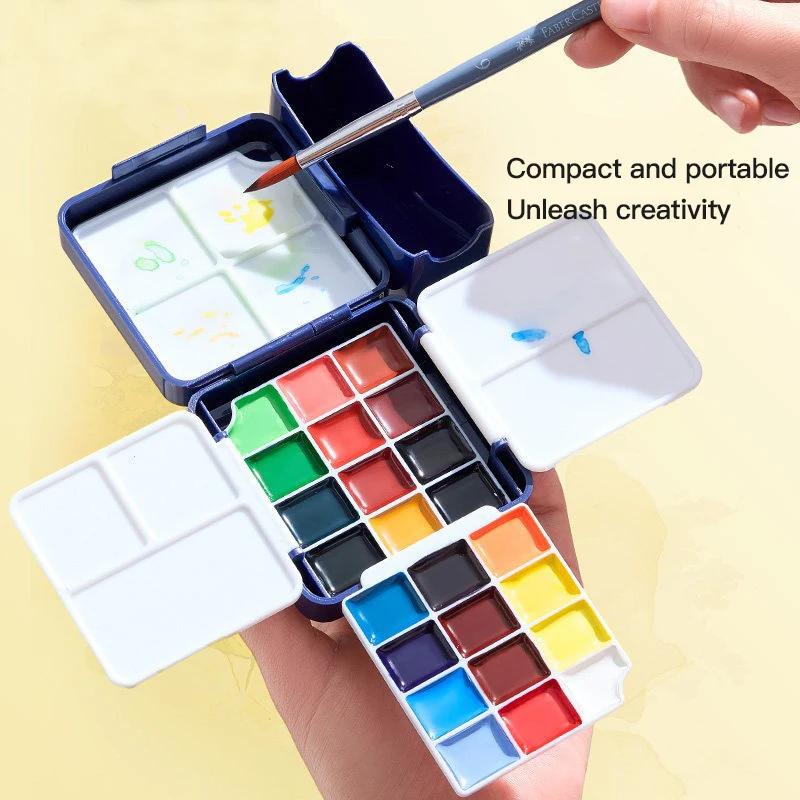 Faber Castell Portable Watercolor Paint Set 2